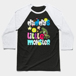 Daddys little monster youth Baseball T-Shirt